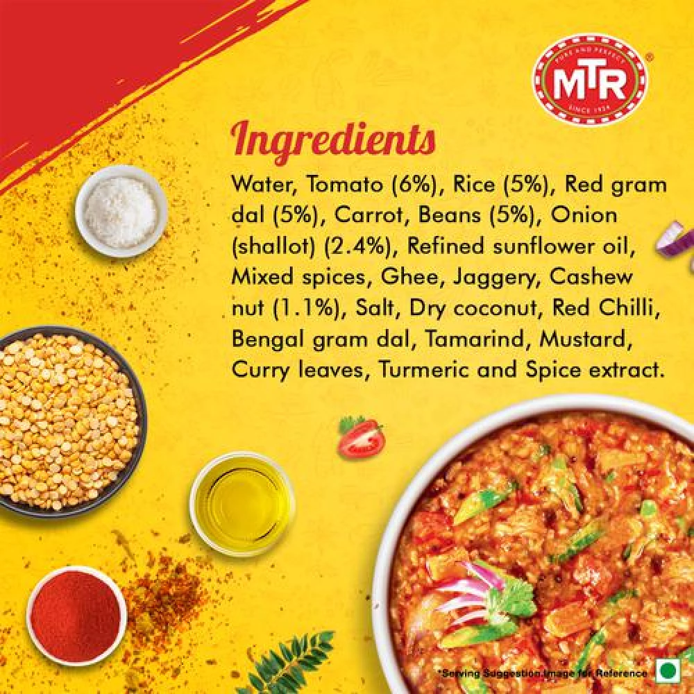 MTR Ready To Eat - Bisibele Bhath, 300 g Carton-3.webp